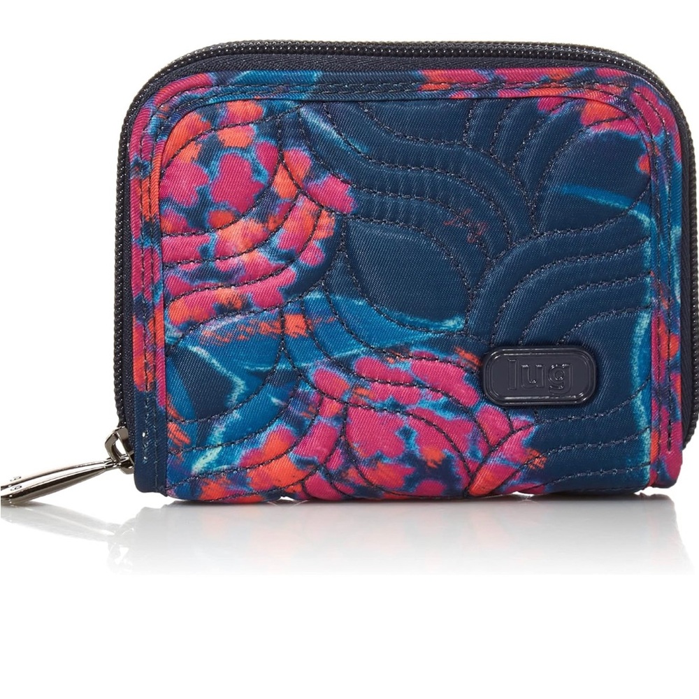 Lug Carousel Crossbody & Splits Wallet Hydrangea Navy - Picture 10 of 16